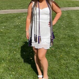 Elegant White Mini Dress